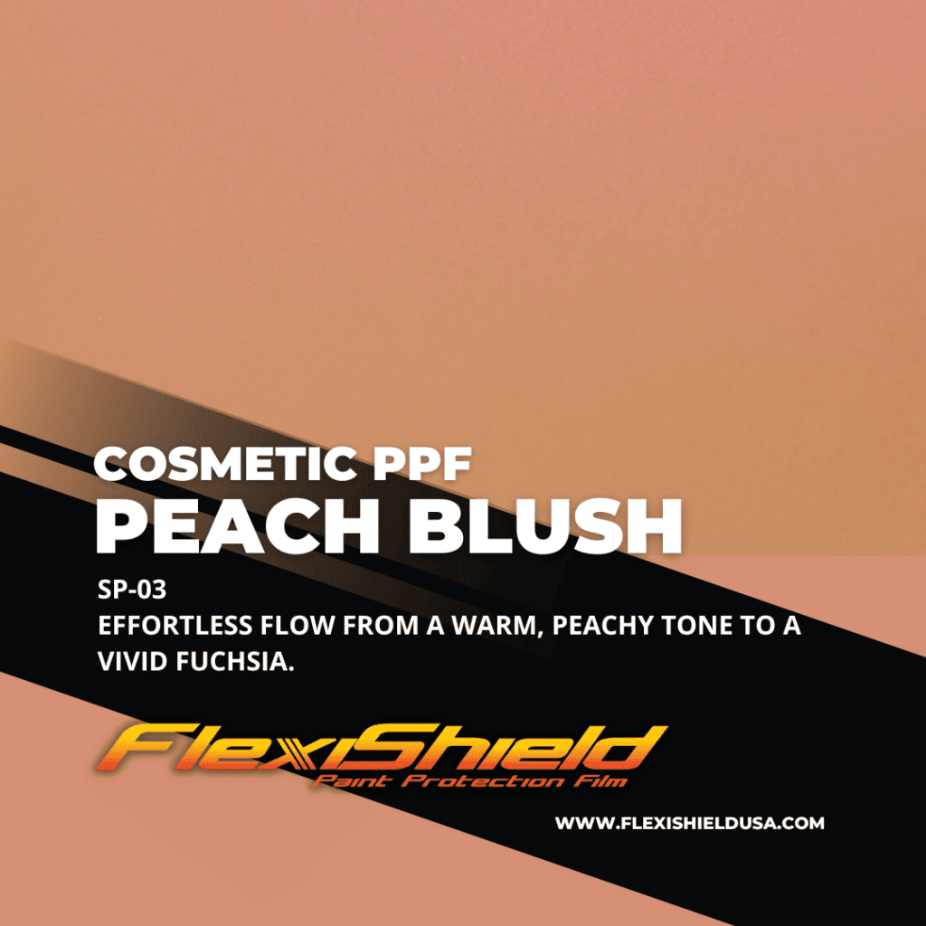 FlexiShield Cosmetic PPF Peach Blush Protection film