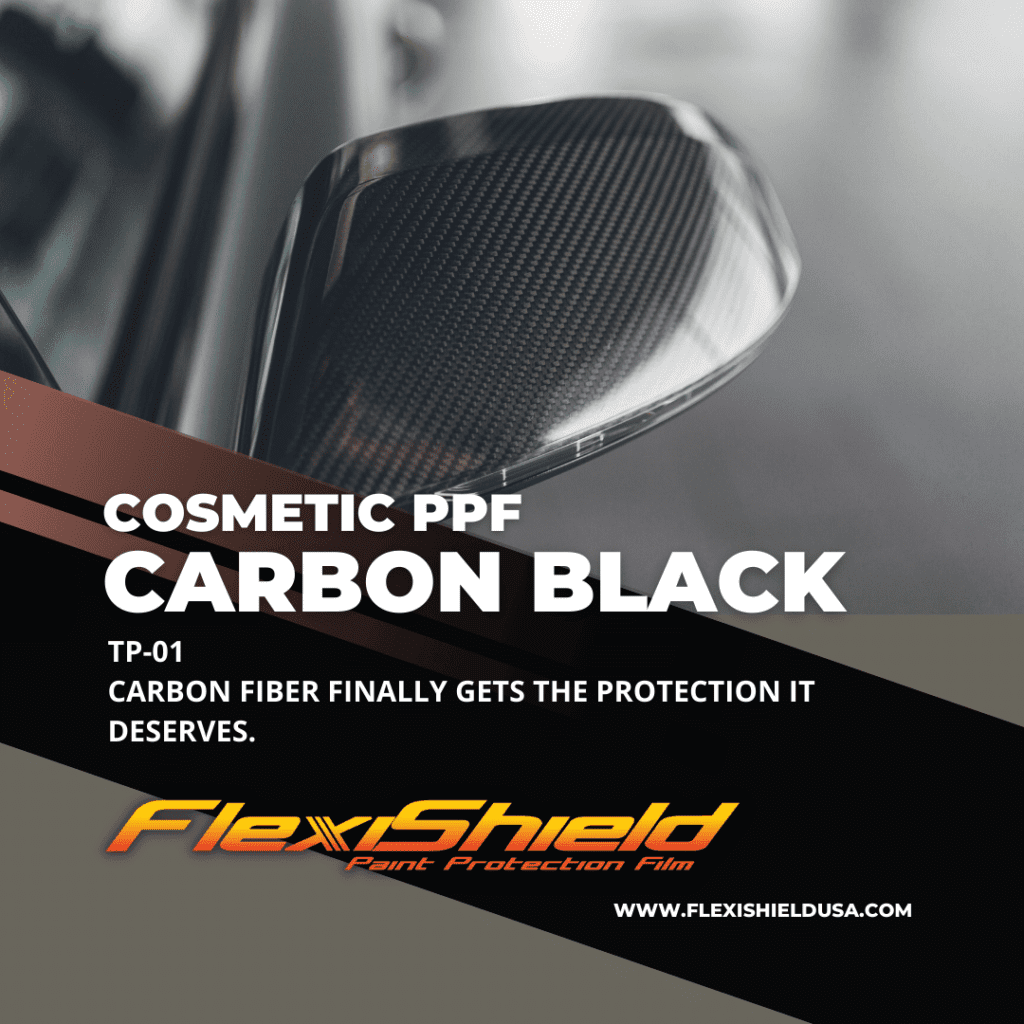 FlexiShield Cosmetic PPF Carbon Black Protection film